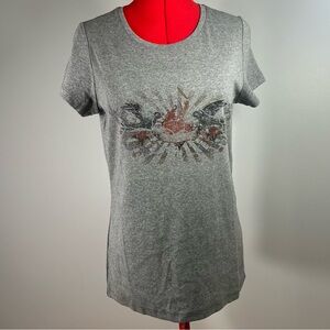 Heather Grey Fitted T-shirt - L